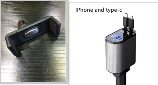 Metal Car Charger Cigarette Lighter USB & TYPE-C Adapter - Image 9