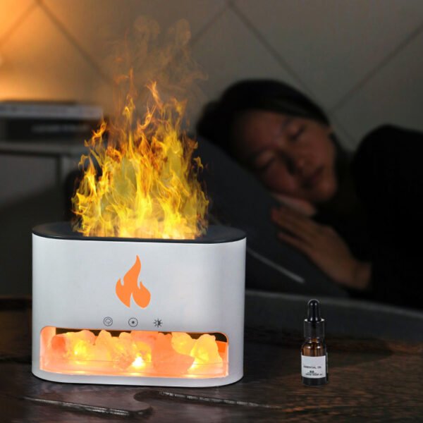 New Flame Humidifier Aromatherapy Machine Atmosphere Lamp - Image 2