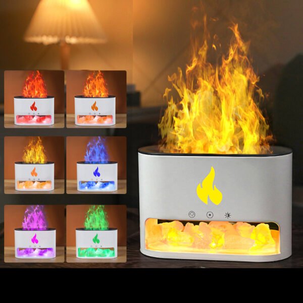 New Flame Humidifier Aromatherapy Machine Atmosphere Lamp - Image 10